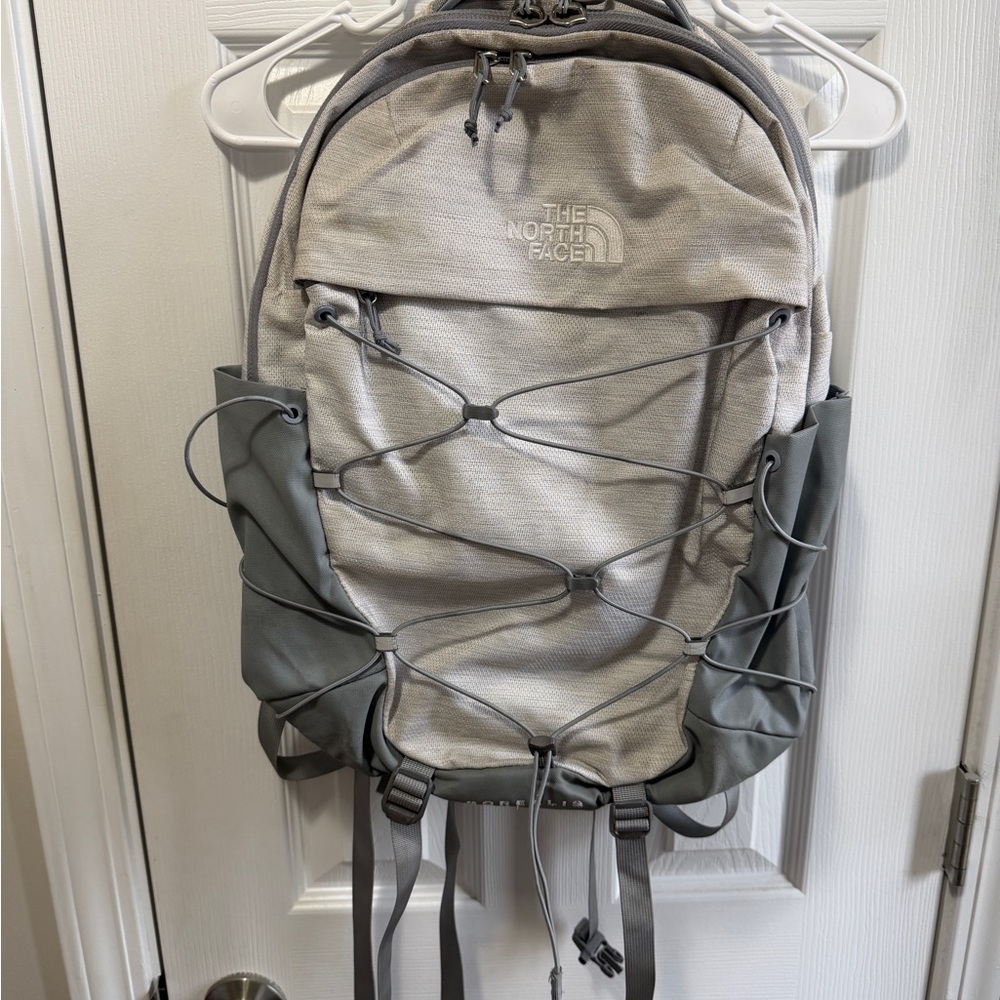 The North Face Light Gray and Dark Gray Borealis Backpack